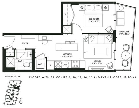 450 Front Street West Studio-3 Beds Apartment for Rent - Photo Gallery 42